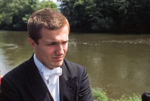 Rob, on his last day at Eton